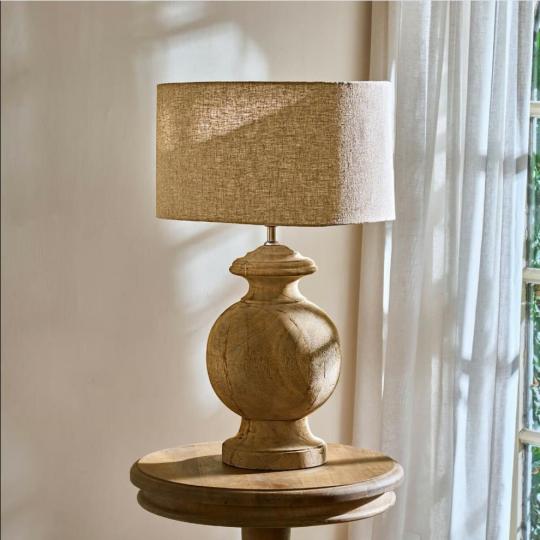 klasszikus fa asztali lampa elegans polgari mediterran country provence provanszi len mangofa lampaernyo haloszoba nappali olvasolampa vilagitas rusztikus videk balaton nyaralo lameridiana 1.jpg